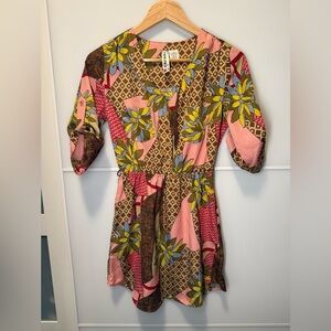 Mimi Chica Geometric Patterned Dress